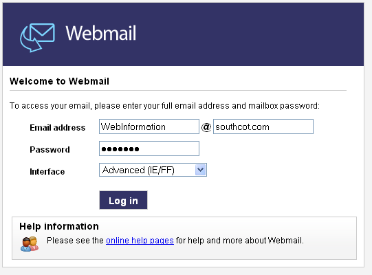 The Webmail Interface